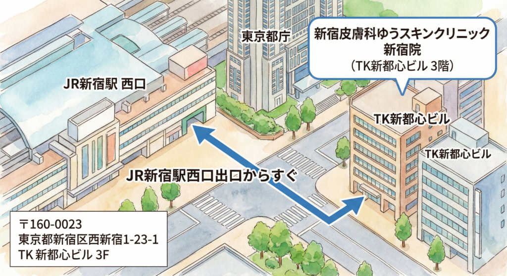 ゆうスキンクリニック新宿院　新宿　マンジャロ